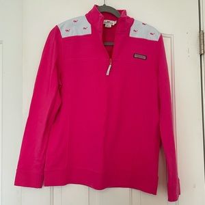 Vineyard vines women’s 1/4 zip shep shirt size medium